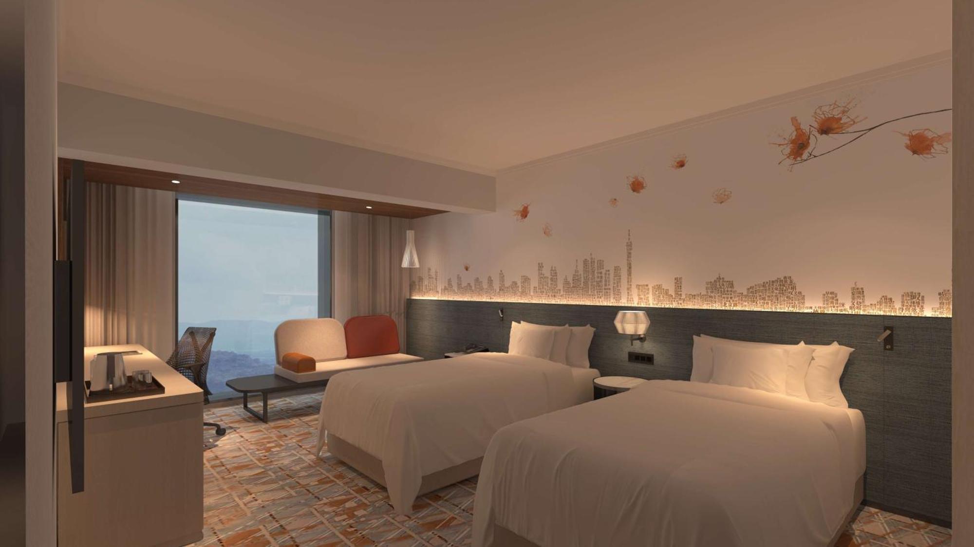 Hilton Garden Inn Guangzhou Tianhe المظهر الخارجي الصورة